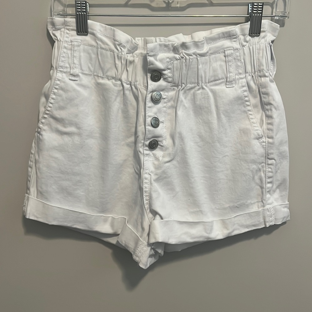 White high paperbag waist CP Jeans
